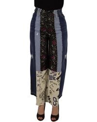 Dolce & Gabbana - High-Waist Wide-Cut Jeans - Lyst