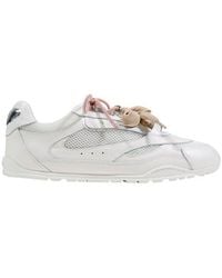 Pinko - White Leather Sneakers - Lyst