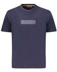 Napapijri - Blue Cotton Men T - Lyst