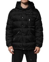 Dolce & Gabbana - Patterned Puffer Jacket - Lyst