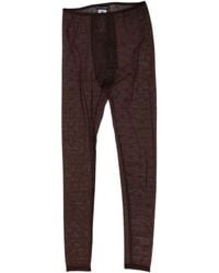 Dolce & Gabbana - Mesh Logo Leggings - Lyst