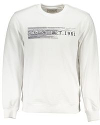 Guess - Slim Fit Embroidered Crew Neck Sweater - Lyst