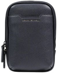 ARMANI EXCHANGE - Black Polyester Backpack - Lyst