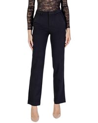 ONLY - Black Recycled Polyester Flared Pants - Lyst