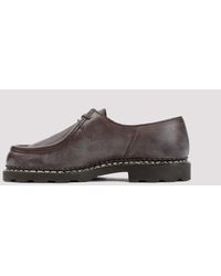 Paraboot - Brown Leather Michael Bbr Derby Shoes - Lyst