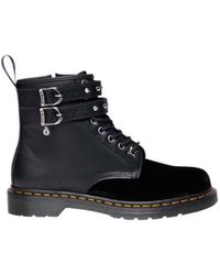 Dr. Martens - Black Leather Lace - Lyst