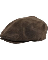 Dolce & Gabbana - Men Brown Cotton Newsboy Cloth Capello Hat - Lyst