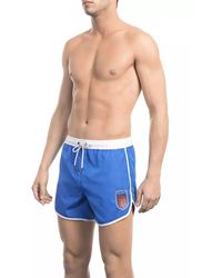 Bikkembergs - Elastic Waistband With Drawstring Beachwear Swimwear - Lyst