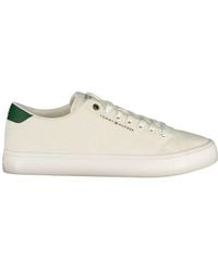 Tommy Hilfiger - Bianco Polyester Men's Sneaker - Lyst