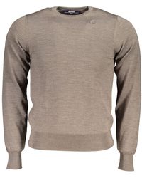 K-Way - Beige Wool Sweater - Lyst