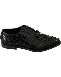 Dolce & Gabbana - Elegant Dress Shoes With Crystals - Lyst