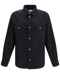 Versace - Black Wool Oves Aries Shirt - Lyst