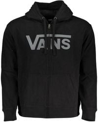 Vans - Sleek Hooded Zip Sweatshirt - Lyst
