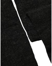 Dolce & Gabbana - Dark Gray Wool Over Calf Long Accessory Socks - Lyst