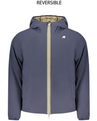 K-Way - Blue Nylon Men's Jacket - S - Lyst