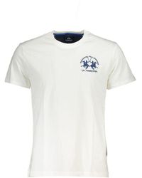 La Martina - Elegant Short Sleeve Crew Neck T-Shirt - Lyst
