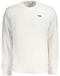 Fila - White Cotton Men's Sweatshirt - Lyst