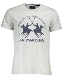 La Martina - Cotton T-Shirt - Lyst
