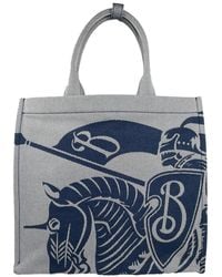 Burberry - Ekd Canvas Tote Bag With Coin Pouch - Lyst