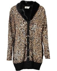 Blugirl Blumarine - Black Viscosa Cardigan - Lyst