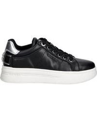 Guess - Black Polyethylene Platform Sneakers - Lyst