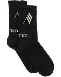 The Attico - Logo Shorts Sports Socks - Lyst