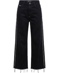 Philipp Plein - Black Cotton Pant - Lyst