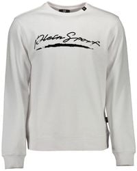 Philipp Plein - White Cotton Sweater - Lyst