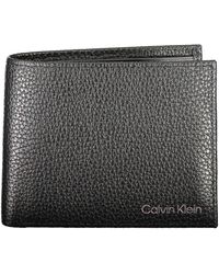 Calvin Klein - Black Leather Wallet - Lyst