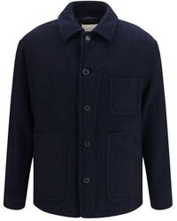 Brooksfield - Blue Wool Oves Aries Jacket - Lyst