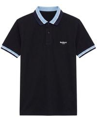 Baldinini - Blue Cotton Men Polo - Lyst