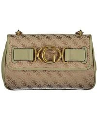 Guess - Green Polyester Handbag - Lyst