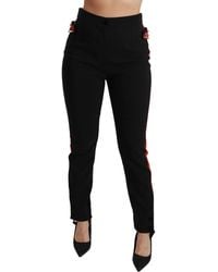 Dolce & Gabbana - Fox Embellished Trousers - Lyst