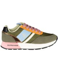 U.S. POLO ASSN. - Chic Lace-Up Sneakers With Logo Detail - Lyst