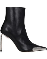 Off-White c/o Virgil Abloh - Jitney Ankle Boots Metal Heel - Lyst