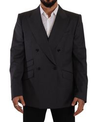 Dolce & Gabbana - Double Breasted Blazer Wool - Lyst