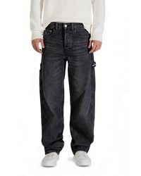 Tommy Hilfiger - Black Recycled Cotton Relaxed Fit Jeans - Lyst