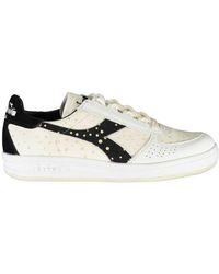 Diadora - Bianco Leather Sneaker - Lyst