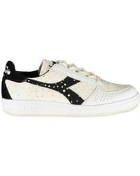 Diadora - Bianco Leather Sneaker - Lyst