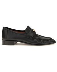 Chloé - Black Calf Leather Bos Taurus Slip - Lyst