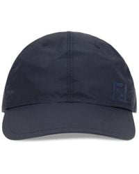 Fendi - Black Nylon Cap (baseball Hat) - Lyst