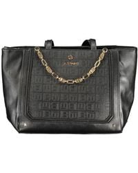 Laura Biagiotti - Black Pvc Handbag - Lyst