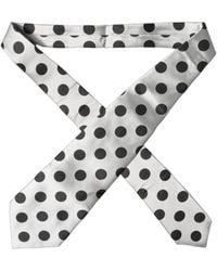 Dolce & Gabbana - Dolce & Gabbana Polka Dot Silk Necktie - Lyst