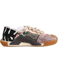 Dolce & Gabbana - Multicolor Logo Low Top Ns1 Sneakers Shoes - Lyst