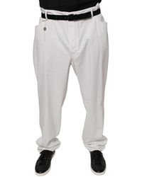 Brunello Cucinelli - Cotton Dress Tapered Pants - Lyst