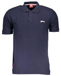 Slazenger 1881 - Blue Polyester Men's Polo Shirt - Lyst