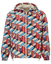 Gucci - Pixel Print Nylon Jacket - Lyst