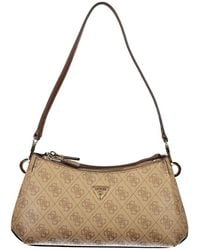 Guess - Beige Polyurethane 's Bag - Lyst