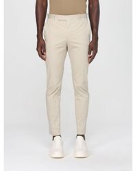 PT Torino - Beige Cotton Casual Pants - Lyst