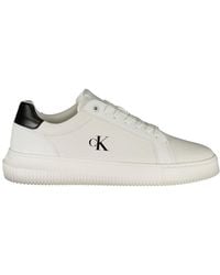 Calvin Klein - Leather Sneaker - Lyst